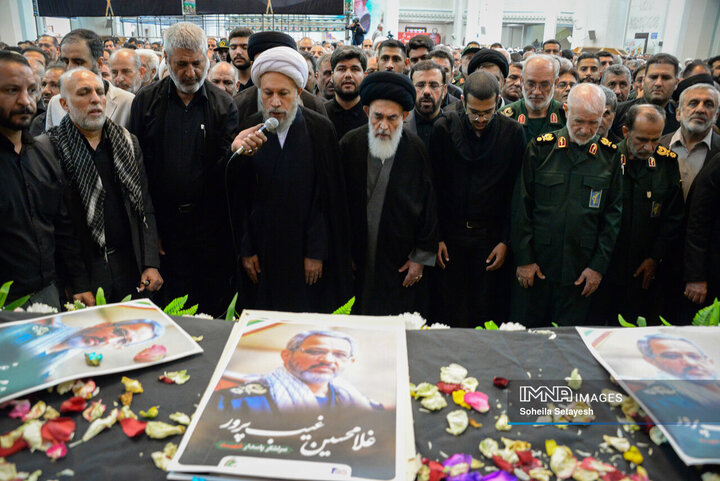 مراسم تشییع سردار شهید غلام‌حسین غیب پرور