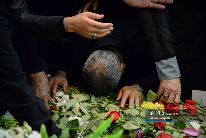 مراسم تشییع سردار شهید غلام‌حسین غیب پرور