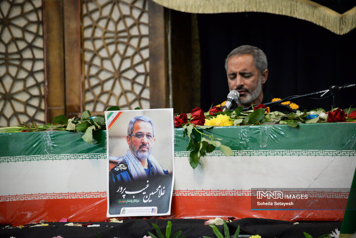 مراسم تشییع سردار شهید غلام‌حسین غیب پرور