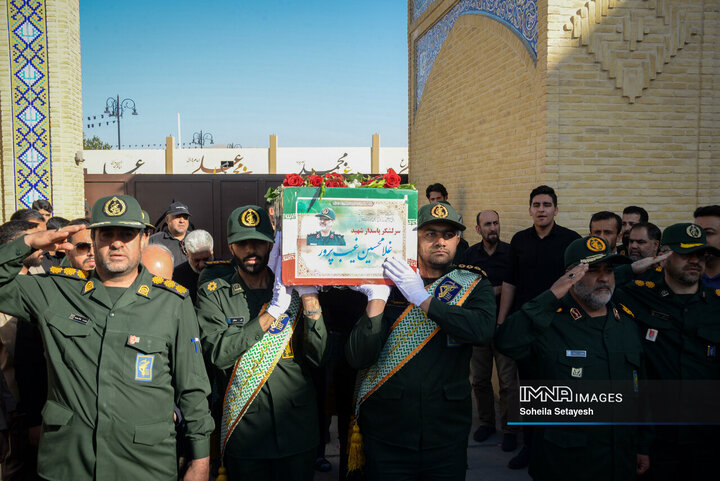 مراسم تشییع سردار شهید غلام‌حسین غیب پرور