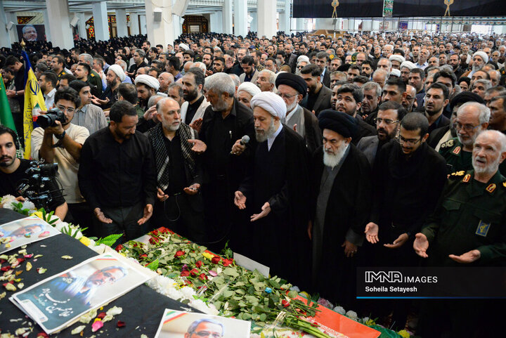 مراسم تشییع سردار شهید غلام‌حسین غیب پرور