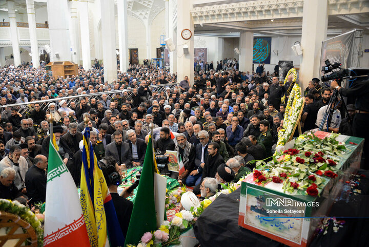 مراسم تشییع سردار شهید غلام‌حسین غیب پرور