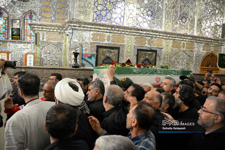 مراسم تشییع سردار شهید غلام‌حسین غیب پرور