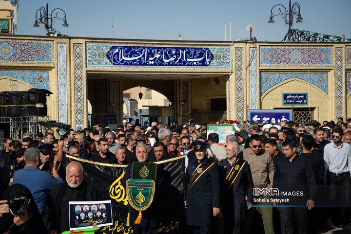 مراسم تشییع سردار شهید غلام‌حسین غیب پرور