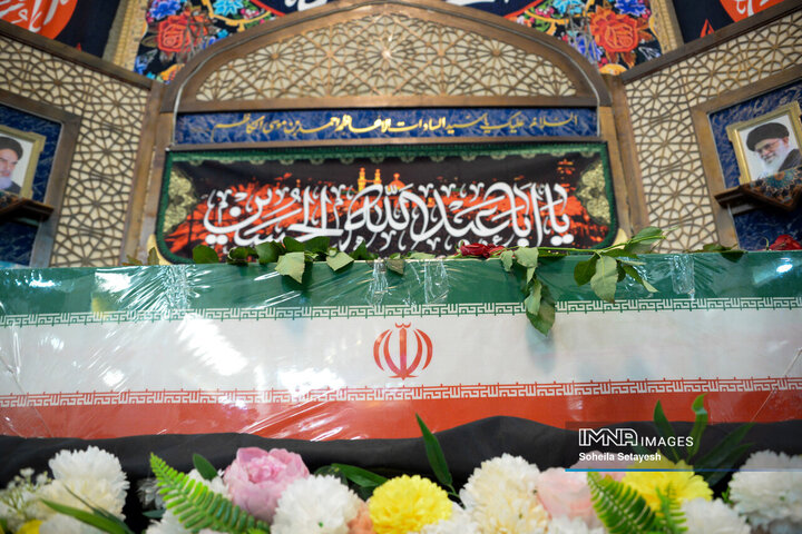 مراسم تشییع سردار شهید غلام‌حسین غیب پرور