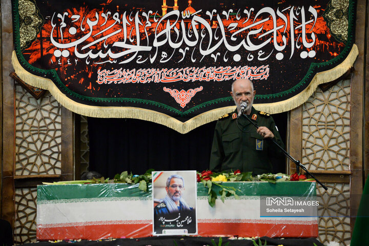 مراسم تشییع سردار شهید غلام‌حسین غیب پرور