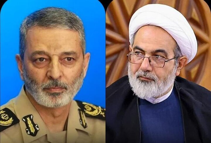 رئیس سازمان قضایی نیروهای مسلح کل کشور با رئیس ستاد کل نیروهای مسلح دیدار کرد