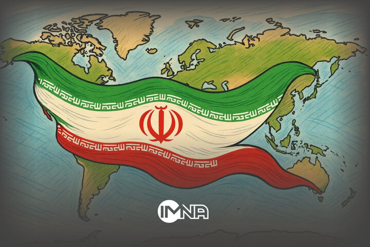 پرچم ایران و عکس رهبری در سراسر جهان