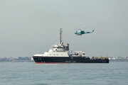 شناور نیروی دریایی روسیه وارد منطقه عمومی رزمایش خزر شد