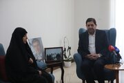 ابلاغ پیام قدردانی مقام معظم رهبری به خانواده دانشمند شهید فریدون عباسی