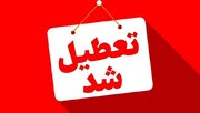 استان کرمان، چهارشنبه تعطیل شد