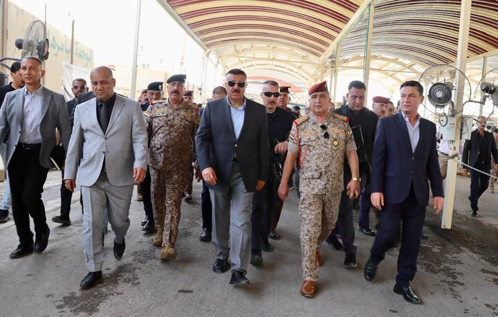 بازدید وزیر کشور عراق از گذرگاه منذریه