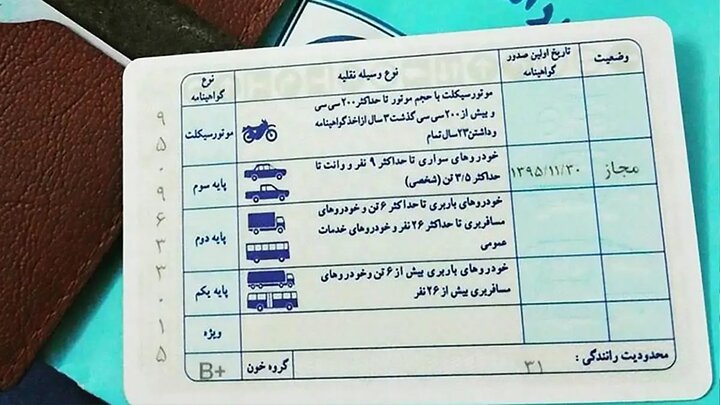 گواهینامه‌های رانندگی فاقد اعتبار به مدت یک‌سال تمدید شد