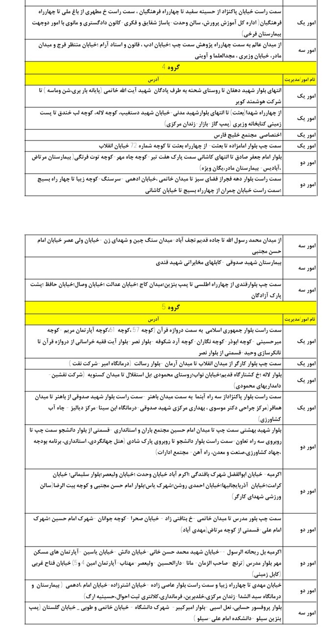 جدول کامل خاموشی برق یزد دوشنبه ۳۰ تیر ۱۴۰۴ / زمانبندی قطعی برق ۲ ساعته گروههای مختلف