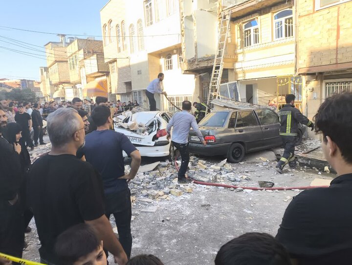 ۵ مصدوم در حادثه انفجار شهرک فاطمیه قم