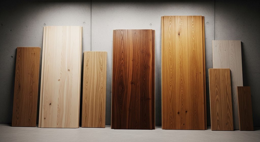 انواع پروفیل چوب ترموود با رنگ های مختلف