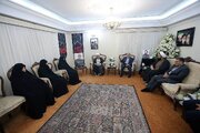 دیدار رئیس مجمع تشخیص مصلحت نظام با خانواده سردار شهید سلامی