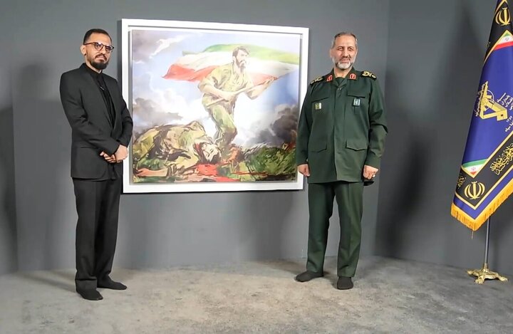 «پاسداران وطنِ» روحالامین به سردار موسوی اهدا شد