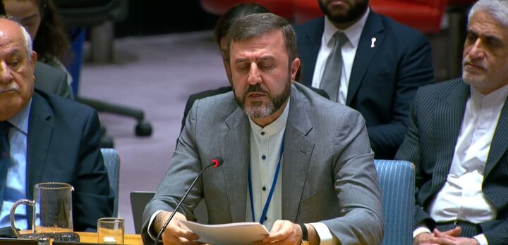 غریب‌آبادی: آمریکا و اسرائیل منشا بی‌ثباتی منطقه؛ شورای امنیت در برابر تجاوز سکوت نکند