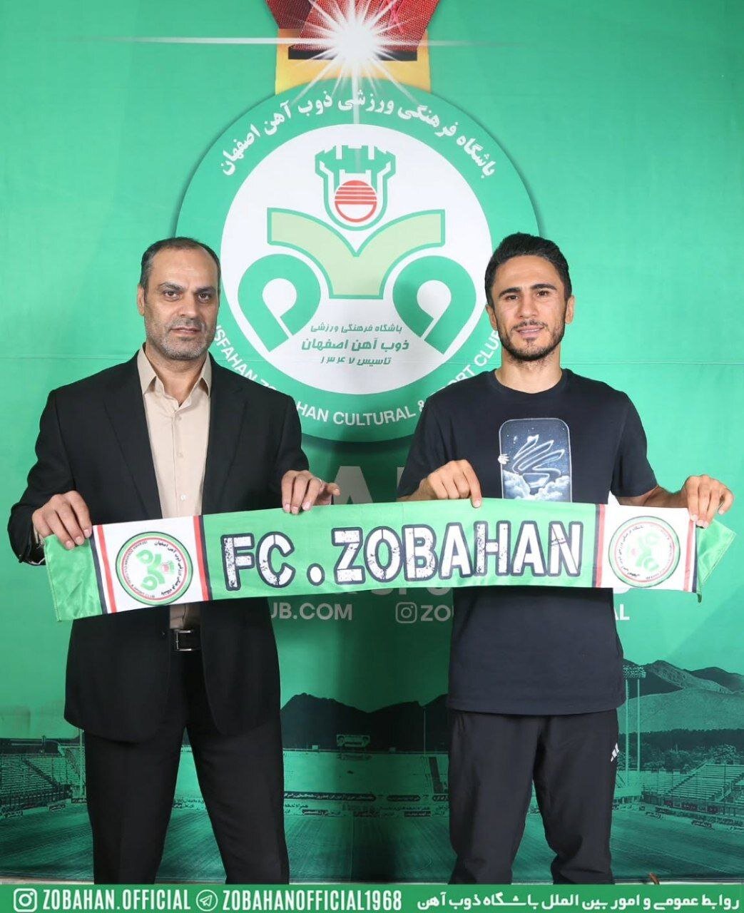 مدافع سابق سپاهان و مس رفسنجان به ذوبآهن پیوست + عکس