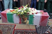 پیکر رزمنده برجسته گیلانی دفاع مقدس در رشت تشییع شد