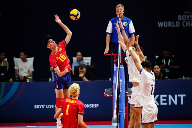 شکست تیم ملی والیبال نوجوانان مقابل اسپانیا