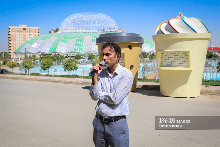 بازدید روسای ادارات و کارشناسان برنامه‌ریزی مناطق شهرداری از پروژه‌های شاخص اصفهان