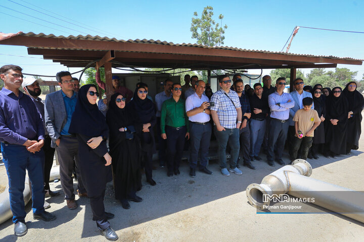بازدید روسای ادارات و کارشناسان برنامه‌ریزی مناطق شهرداری از پروژه‌های شاخص اصفهان