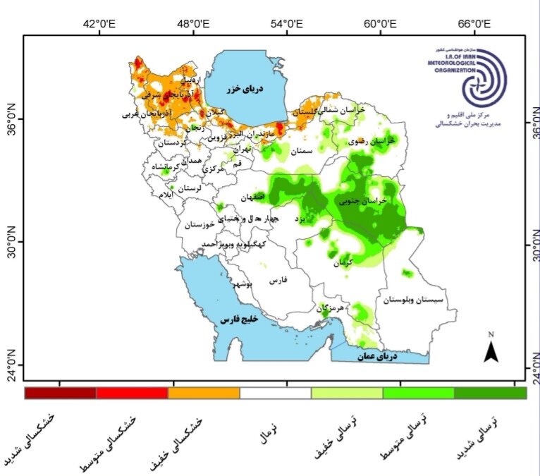 جزئیات جدیدترین پیش بینی بارش ها و دمای هوا در ایران / گرمای هوا در مرداد اوج میگیرد