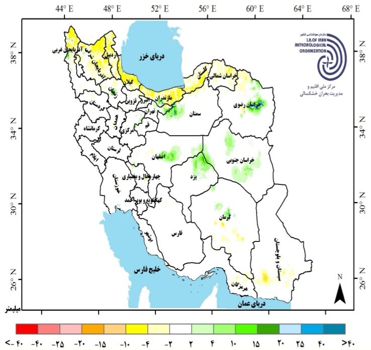 جزئیات جدیدترین پیش بینی بارش ها و دمای هوا در ایران / گرمای هوا در مرداد اوج میگیرد