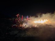 آتش‌سوزی گسترده کوه دراک شیراز پس از ۲۲ ساعت مهار شد