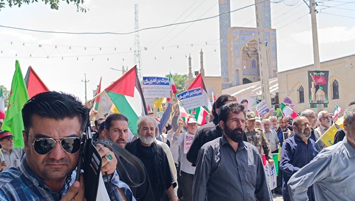 خروش مردم کرمانشاه در «جمعه خشم» علیه جنایات رژیم صهیونیستی