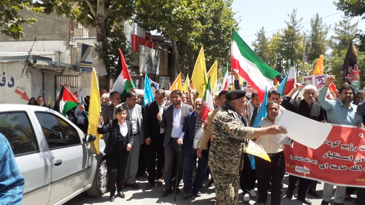 فیلم| راهپیمایی مردم یاسوج در جمعه خشم و نصر