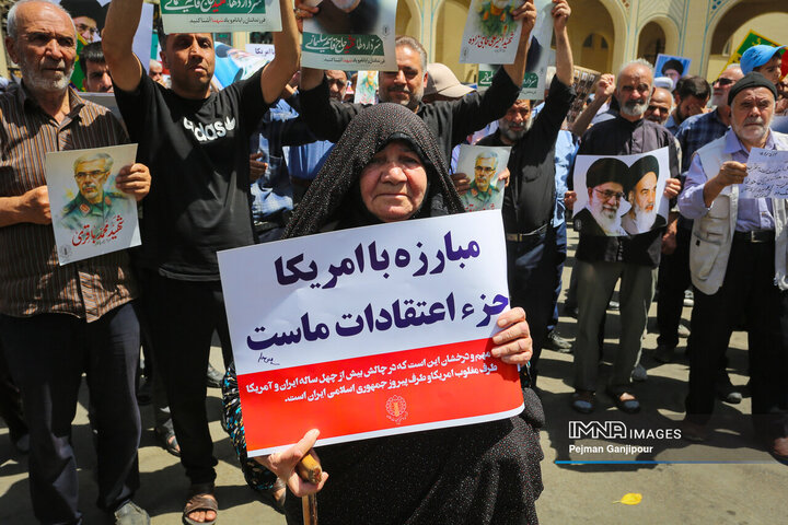 راهپیمایی جمعه‌های خشم و نصر در اصفهان