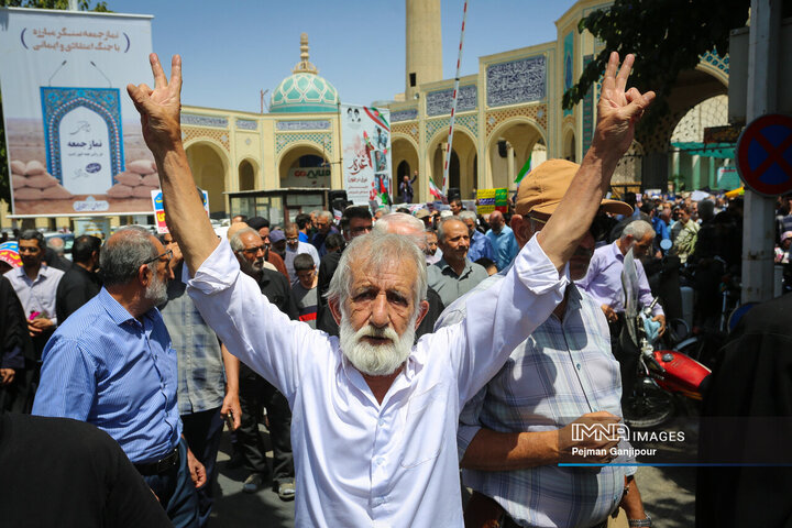 راهپیمایی جمعه‌های خشم و نصر در اصفهان