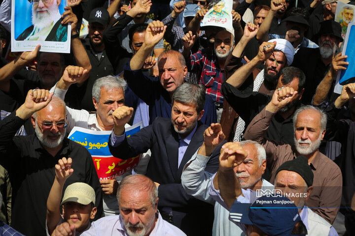 راهپیمایی جمعه‌های خشم و نصر در اصفهان