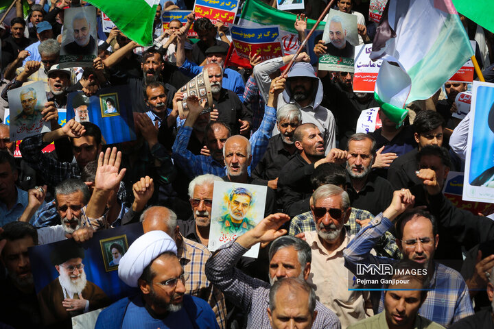 راهپیمایی جمعه‌های خشم و نصر در اصفهان