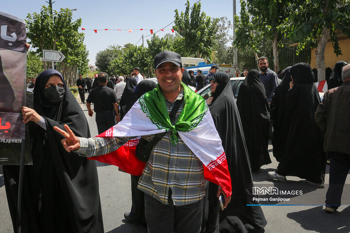 راهپیمایی جمعه‌های خشم و نصر در اصفهان