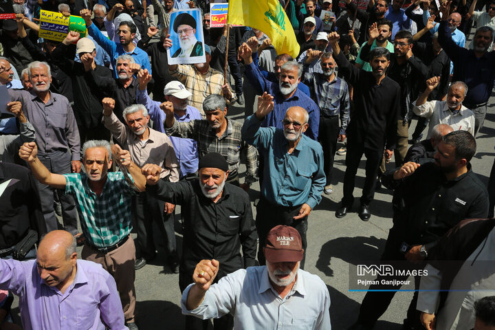 راهپیمایی جمعه‌های خشم و نصر در اصفهان