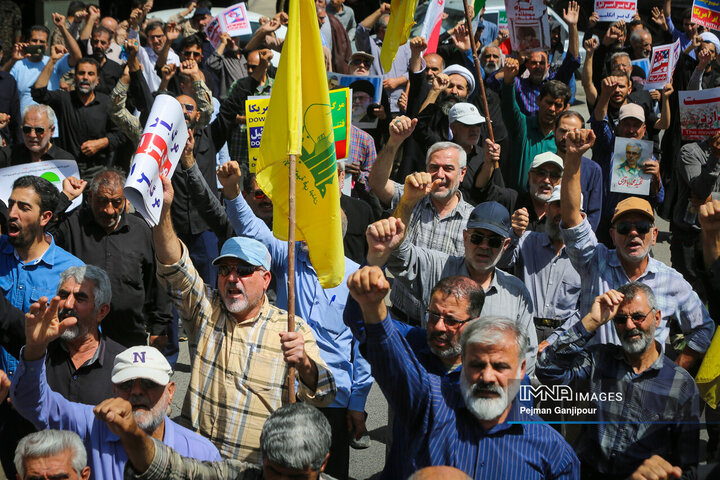 راهپیمایی جمعه‌های خشم و نصر در اصفهان
