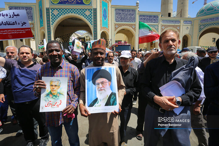 راهپیمایی جمعه‌های خشم و نصر در اصفهان
