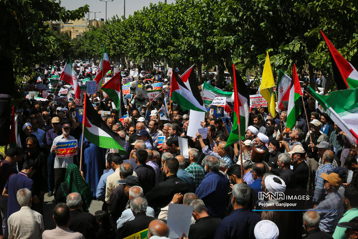 راهپیمایی جمعه‌های خشم و نصر در اصفهان