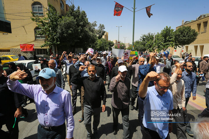 راهپیمایی جمعه‌های خشم و نصر در اصفهان