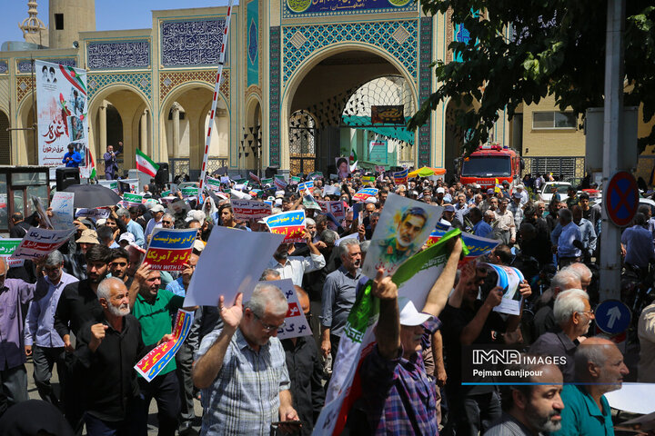 راهپیمایی جمعه‌های خشم و نصر در اصفهان