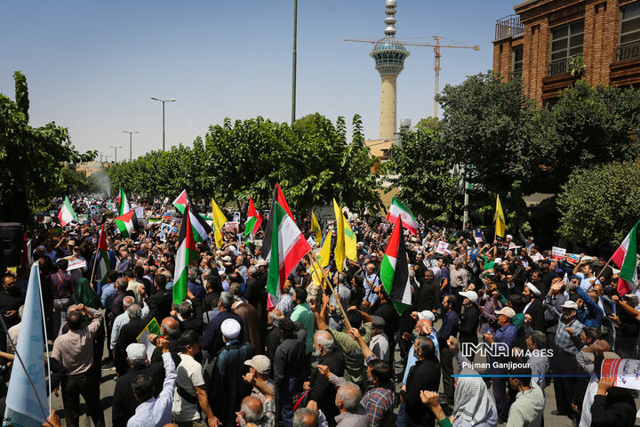 راهپیمایی جمعه‌های خشم و نصر در اصفهان