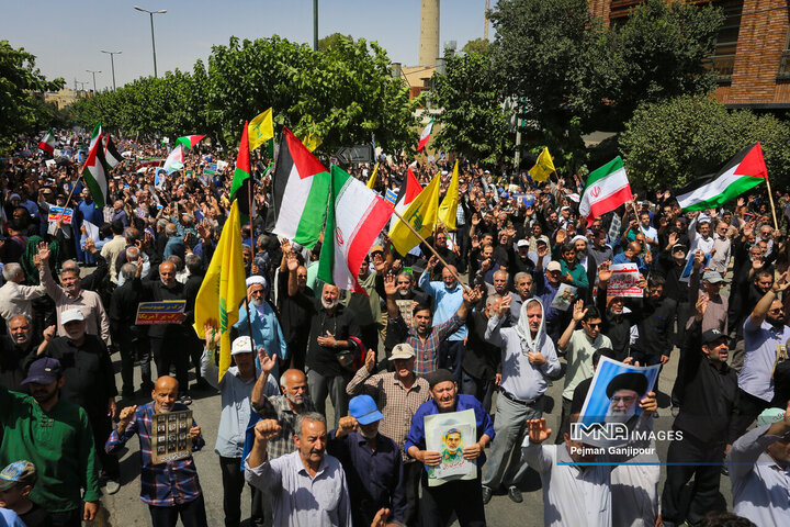 راهپیمایی جمعه‌های خشم و نصر در اصفهان