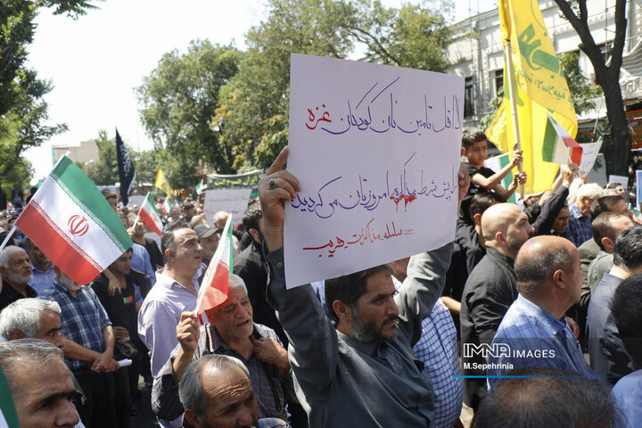 راهپیمایی جمعه‌های خشم و نصر در تبریز