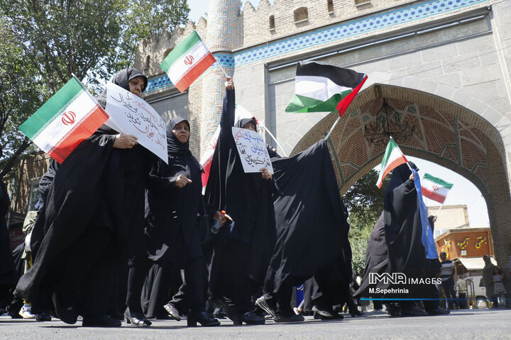 راهپیمایی جمعه‌های خشم و نصر در تبریز