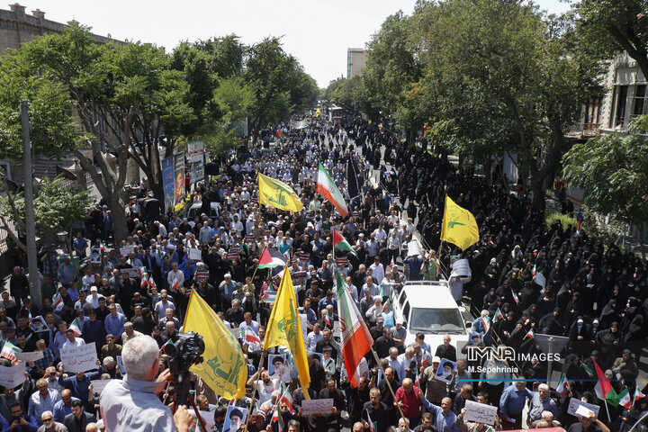 راهپیمایی جمعه‌های خشم و نصر در تبریز