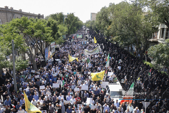 راهپیمایی جمعه‌های خشم و نصر در تبریز